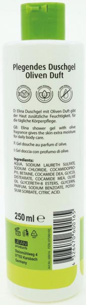 Elina Olive Dusch Gel 250ml