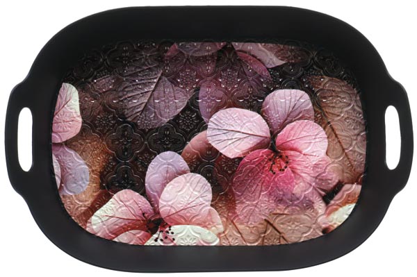 Tablett oval 30cm aus Kunststoff