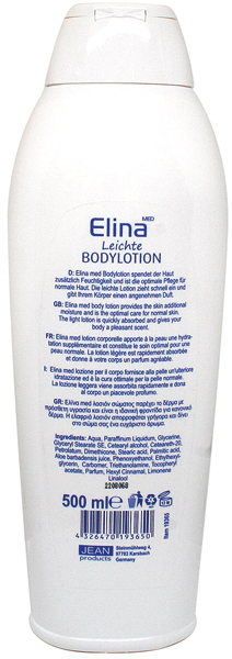 Elina body lotion 500ml hydro care