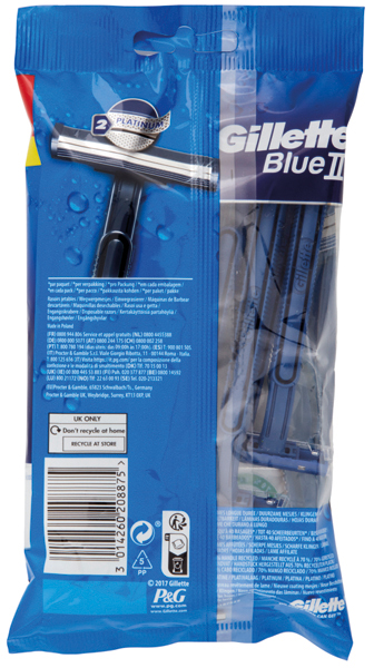 Gillette Blue II 10pcs Razor