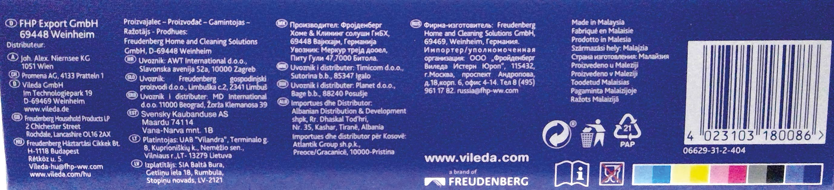 Vileda Einweghandschuhe Multi Latex 40+10 M/L