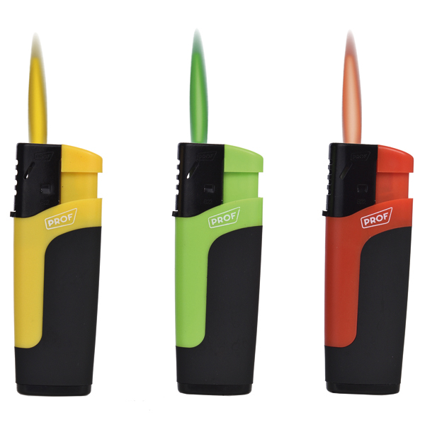 Briquet à flamme turbo coloré assorti au boîtier