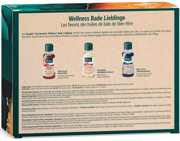 Kneipp GP Wellness Lieblinge 3x20ml Badeöl