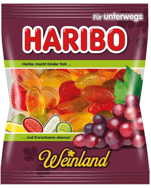 Food Haribo Wine gumms 100g