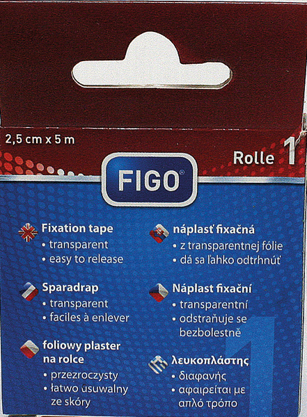 Bandage 2.5cmx5m transparent