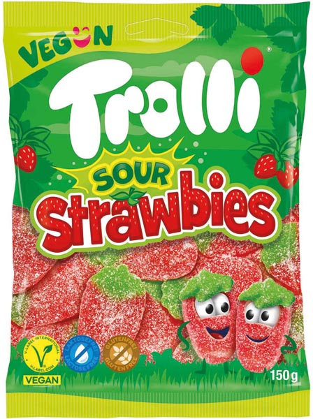 Food Trolli Saure Strawbies 150g