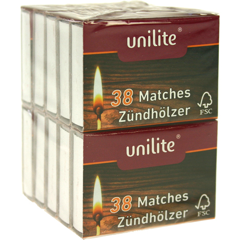 Matches 10pc Pack Each Box 38pcs