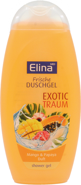 Gel douche Elina 300ml Mangue & Papaye