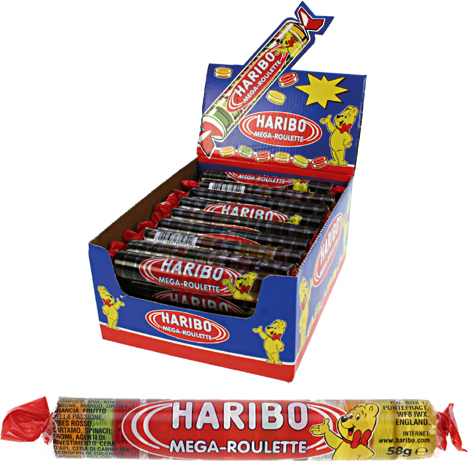 Bonbon Haribo Mega Roulette 45g fruit