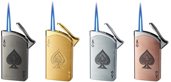 Metallfeuerzeug Poker Edition Sturmfeuerzeug Jet Flame! Aus