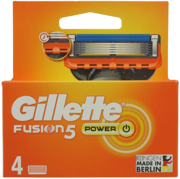 Gillette Fusion Power 4er Klingen