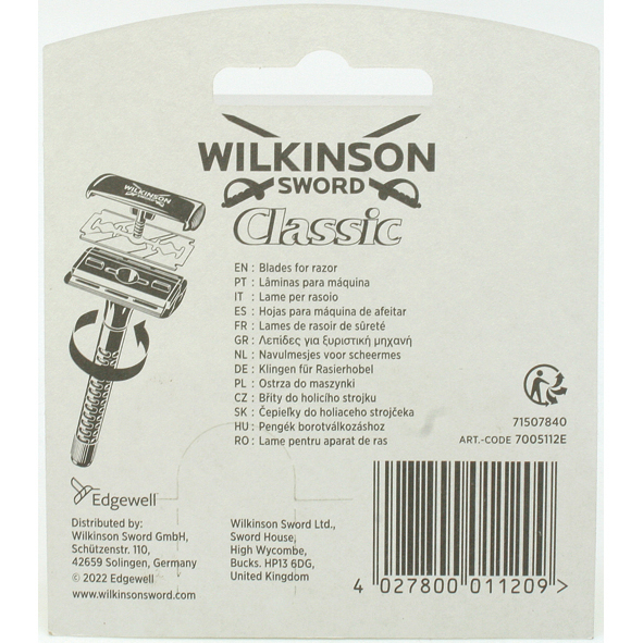 Wilkinson Classic 10 Lames