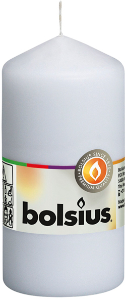 Pillar candle 120mm x 58mm white