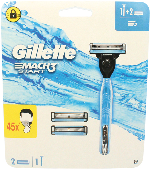 Gillette Mach3 Start Rasoir + 3 lames