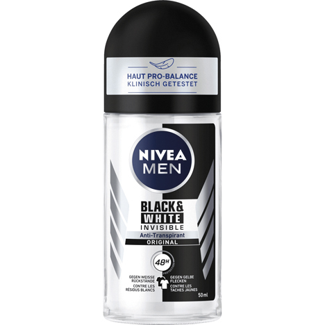 Nivea Deo Roll-On 50ml For Men Black&White Power