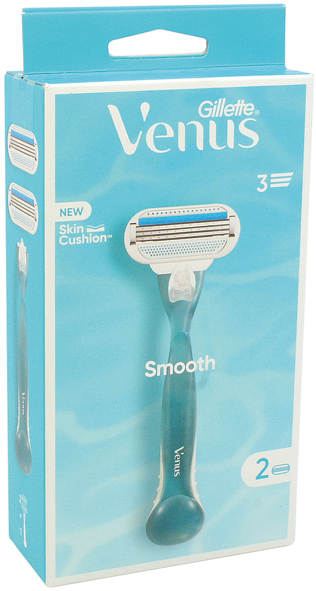 Gillette Women Venus Smooth Razor + 2 blades