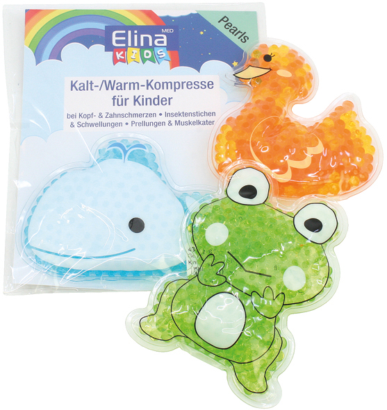 Compresse gel billes enfants froid/chaud 3-ass.