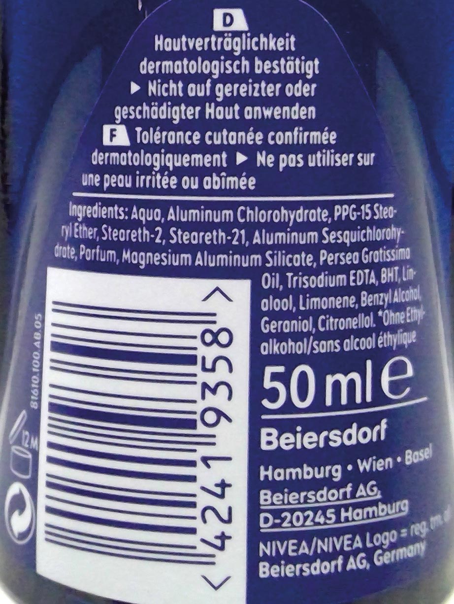 Nivea Deoroller 50ml for Men Dry Impact