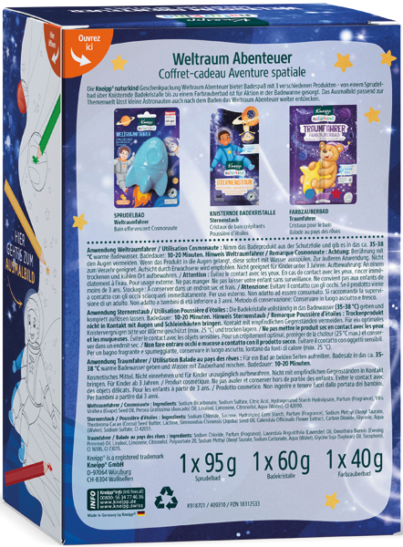 Coffret Cadeau Kneipp Aventure spatiale