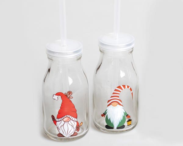 Glas Weihnachtstrinkfalsche, 250ml