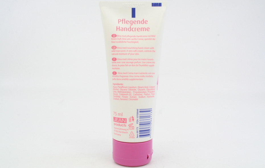 Elina Wild Rose Hand Cream 75ml in Tube