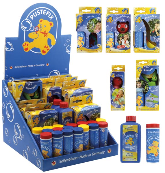 Seifenblasen-Mix Pustefix 32 Stk. im Display