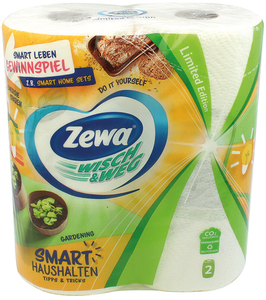 Zewa kitchen towels 2x72 sheets Fun Design