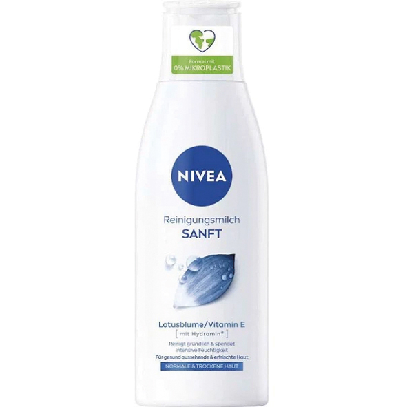 Nivea Visage, nettoyant pour le visage. Lait doux