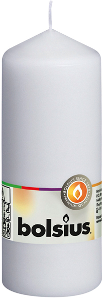 Pillar candle 150mm x 58mm white