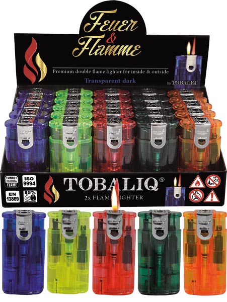 Briquet électrique, 2 en 1 feu et flamme,