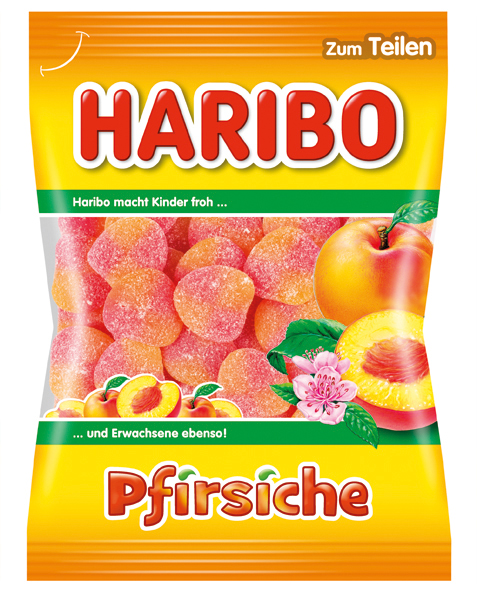 Nourriture Haribo Pêches 175g