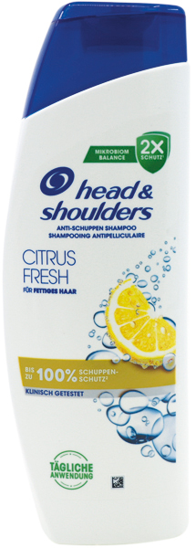 Head&Shoulders Shampoo 300ml Citrus Fresh