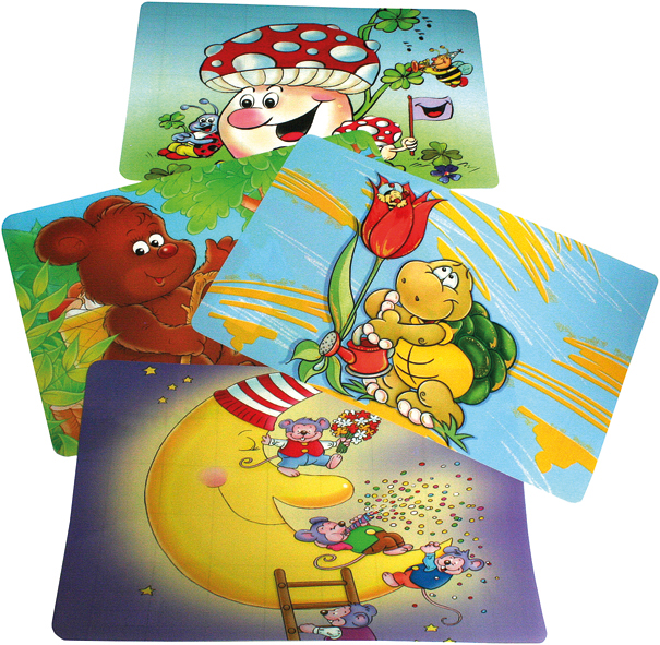 Placemat Kids Theme 43x28cm 4 Styles Asstd.