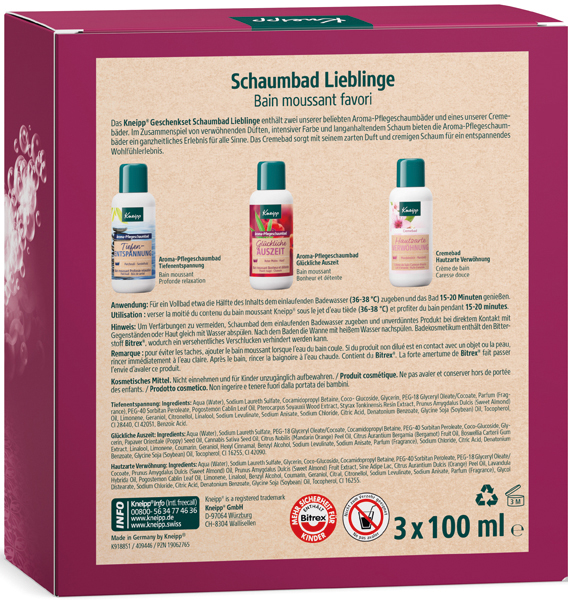 Kneipp GP Bad Lieblinge 3x100ml