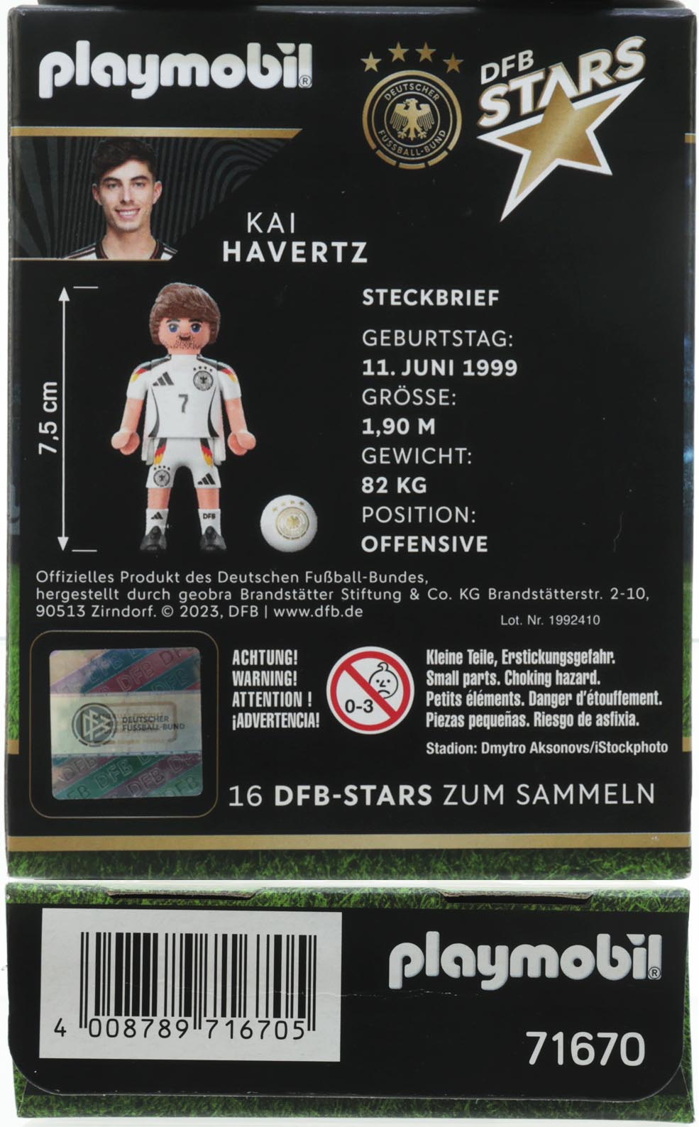 Figurines de joueurs DFB Stars, lot de 10 ass