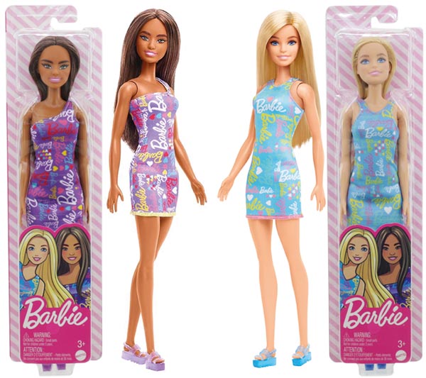 Barbie Puppe Mattel 2fach sortiert