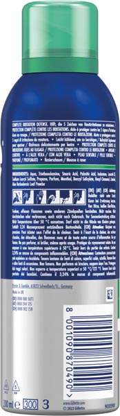 Gillette Series Rasierschaum 200ml empfindlich