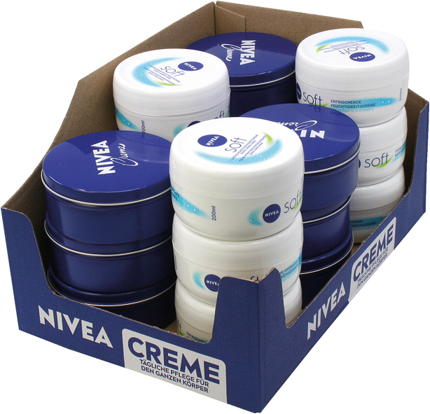 Nivea Crème Soft 200ml/250ml Pot 18s mixed