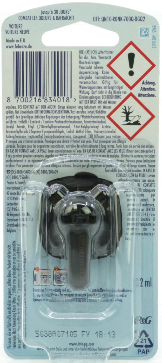 Febreze Car Lufterfrischer 2ml Neuwagenduft