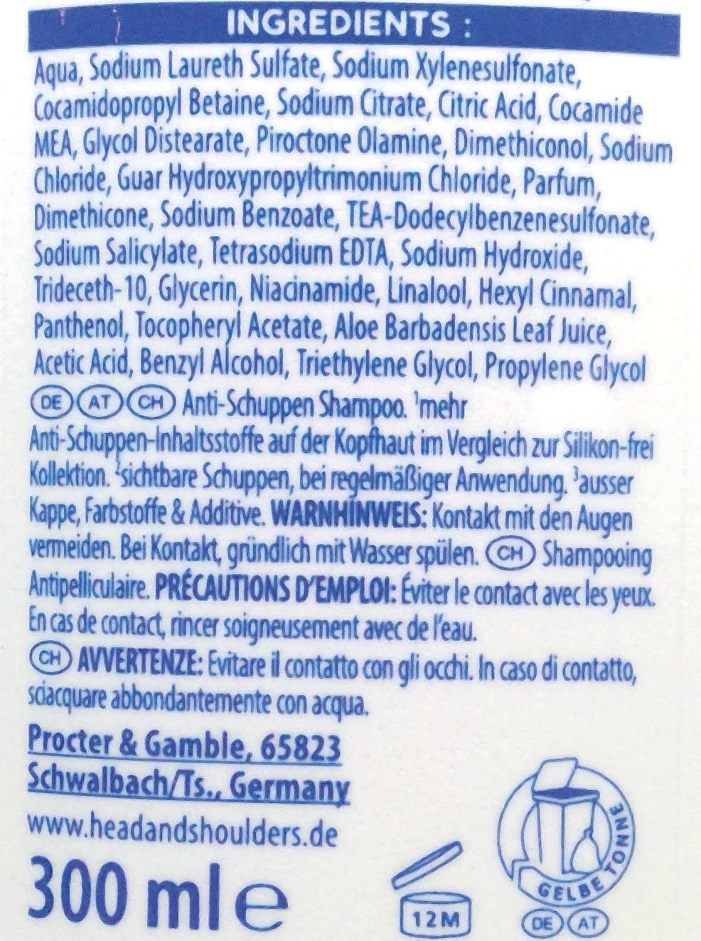 Head&Shoulders Shampoo 300ml Empfindl. Kopfhaut