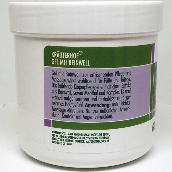 Krauterhof 250ml gel with comfrey