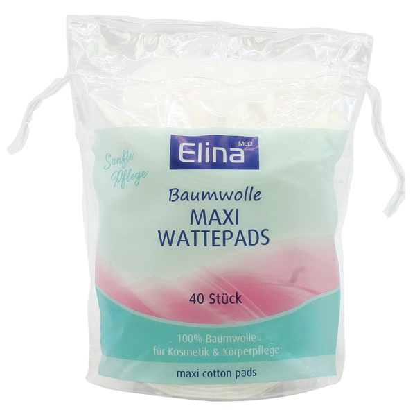 Cotton Pads 40pcs oval Elina Make-Up