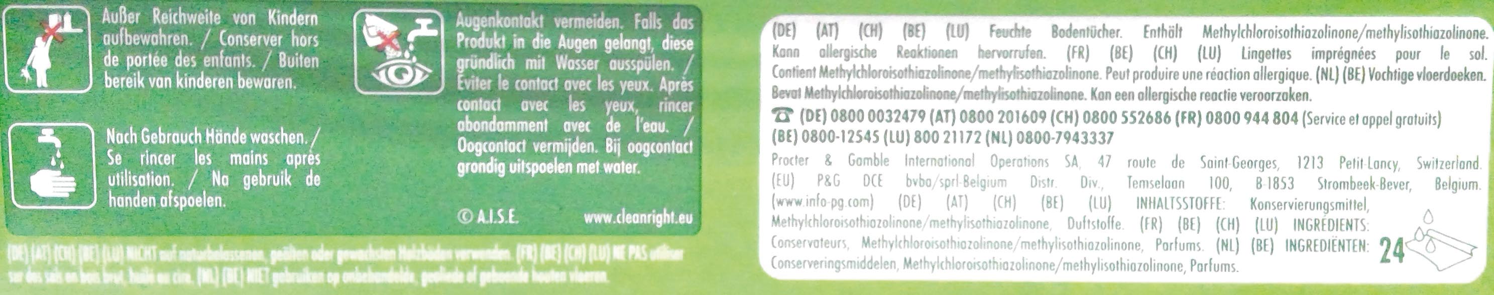 Swiffer Wet Wischtücher Nachfüllpackung 24er