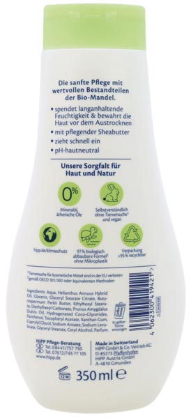 Hipp Babysanft lait lotion 350ml