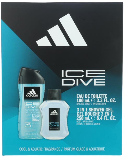 Adidas GP EdT 100ml + Dusch 250ml Ice Dive