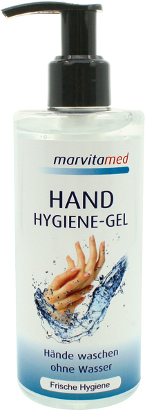 Marvita med Hygienic Gel 250ml pump, with aloe