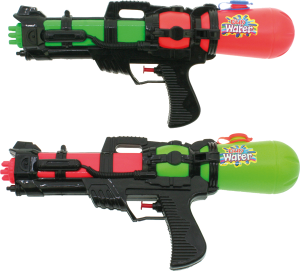 Water Pistol XL 38cm 2 col.ass. with 450ml tank