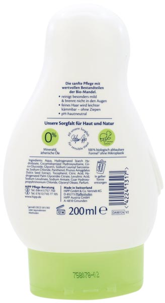 Hipp Babysanft shampoo&shower 200ml