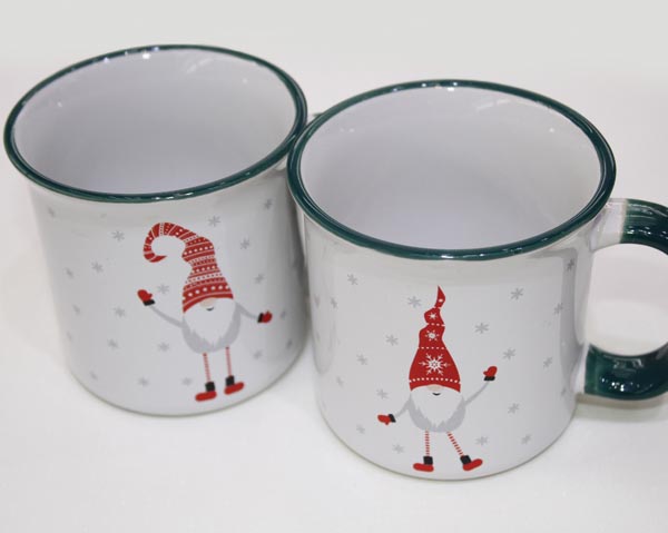 Kaffeebecher mit Wichteln 8,6x8,5cm