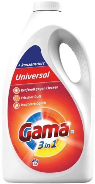 Détergent liquide universel Gama 83 WL 4,15l